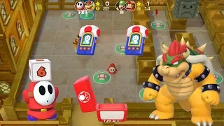 Super Mario Party Partner Party #349 Tantalizing Tower Toys Shy Guy & Bowser vs Luigi & Diddy Kong