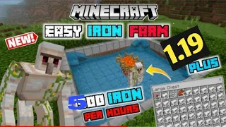 Minecraft Iron Farm Tutorial 500 + Iron Per Hour | | Automatic Iron Farm 1.19