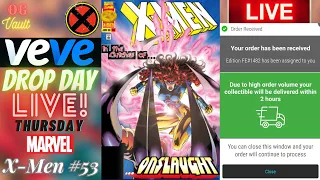 VeVe Drop Day LIVE - X-Men #53 MARVEL Comic Book Digital Collectibles NFT Drop! Good Luck!!