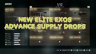ELITE SUPPLY DROPS! "Advanced Supply Drop" Opening! (COD AW Elite Supply Drops)