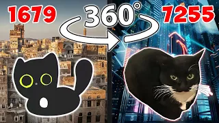 Evolution of Maxwell Cat 360° Video VR 360 💥🐱