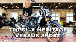 CFMOTO 700 CL-X Heritage versus Sport - recenze Motosvět CZ