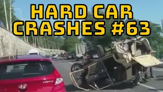 HARD CAR CRASHES | WRECKED CARS | FATAL ACCIDENT | CREEPY CAR CRASHES - COMPILATION #63