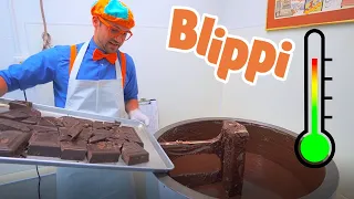 Blippi Makes Chocolate At The Chocolate Factory | Blippi Educational Videos for Kids