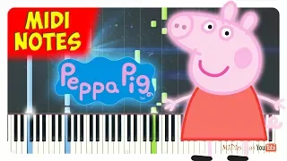 Peppa Pig - Theme Song Piano Cover (Piano Sheets + midi)