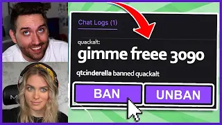 QTCinderella Bans My Whole Chat