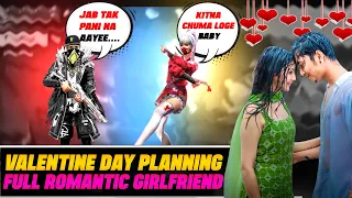 Valentine Planning With My Girlfriend 😍 | Full Romantic 🙈 | Real Kiss 💋 | Garena Freefire ❤️