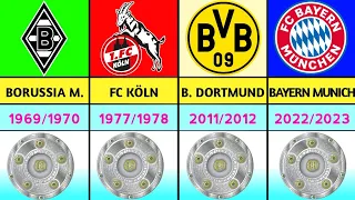 German Bundesliga 🇩🇪 Winners From 1903-2022/2023 Season | Bayern Wins 11th Meisterschale in a row.