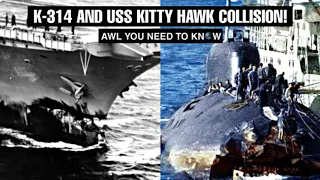 In 1984, A Russian Submarine Collided With USS Kitty Hawk! #shorts