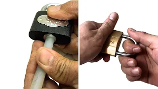 Open Any Lock without a Key. 2 controversial unlocking methods