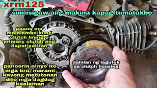 xrm125 biglang sumisigaw ang makina kapag tumatakbo. paano malalaman kung ano dapat palitan.