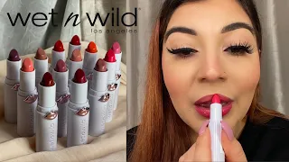 Review & Lip Swatch of ALL the Wet N Wild Mega Last High Shine Lip Colors