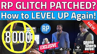 PATCHED?? RP Glitch GTA Online! How to Get Your Rank Back with RP Glitch Still Working!