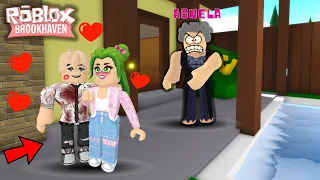 VISITO AMI ABUELA PERO ME ENAMORO DE SU VECINO *ELLA ME CASTIGA* BROOKHAVEN ROBLOX karola20