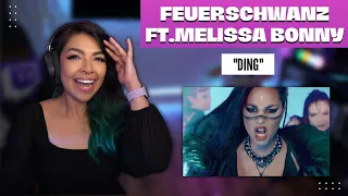 SINGER REACTS | Feuerschwanz - "Ding" (feat. Melissa Bonny)