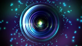 4K ❉ Colorful Orb ❉ in Space 2160p Motion Background AA VFX