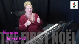 The First Noël - Key of D - Karaoke with Brenda