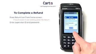 How To Complete a Refund / Return on an Ingenico Desk 5000 or Move 5000 Credit Card Terminal