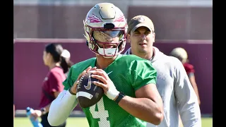 FSU Football | Extensive video from first day of spring practice