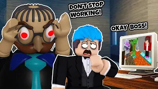 Escape Bad Boss Job | ROBLOX | TRABAHO NA WALANG SAHOD!