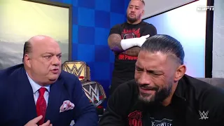 Roman Reigns segmento en BackStage - WWE SmackDown 16 de Junio 2023 Español Latino