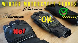 My Top 3 Winter Motorcycle Gloves