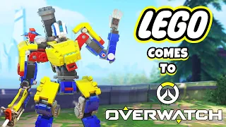 LEGO COMES TO OVERWATCH ! - (Overwatch Bastion Lego Skin Unlock)