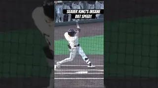 Seaver King has some of the best bat speed in the 2024 MLB Draft! #baseball
