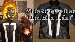 White Sheep Leather Ghost Rider Jacket