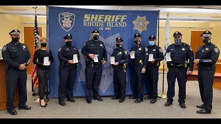 April 2021 RI Sheriffs Award Ceremony