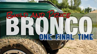 2021 Ford Bronco build and price - With a build date