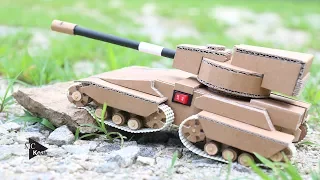 How to make a Tank from Cardboard - Amazing Toy DIY