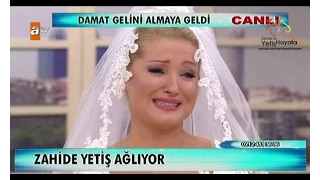 Zahide Yetiş Gelinlikle Stüdyoya Geldi 19.09.2014