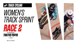 TRACK CYCLING | Women's Track Sprint Race 2 - Highlights | Olympic Games - Tokyo 2020