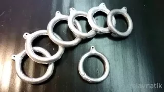 How to make a form for casting weights. Ring.