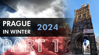 Prague in Winter 2024 - Part 1 | Flying EasyJet from Gatwick | City Sights | BigBus and Boat Tour