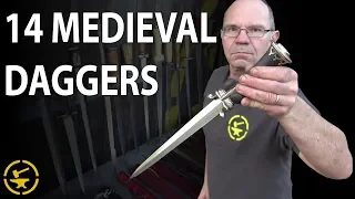 14 Medieval Daggers from Tod's Workshop