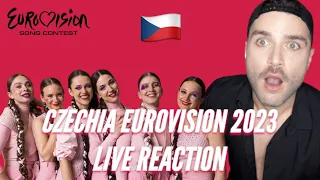 Czechia Eurovision 2023 Live Reaction Vesna - My Sisters Crown