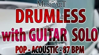 Slow Pop Rock Backing Track for Drummers  87 BPM