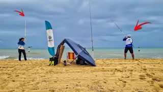 iMPRESSIONANTE O TAMANHO DESSE PEiXE - Voltei no LUGAR dos MONSTROS | Pescaria de Praia!