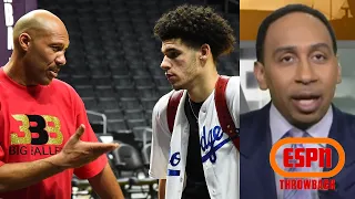 Stephen A.'s Archives: Stephen A. sends a message to LaVar Ball while Lonzo is playing at UCLA