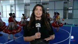 E JÁ COMEÇOU OS PREPARATIVOS PARA AS APRESENTAÇÕES DE DANÇA DAS FESTAS JUNINAS