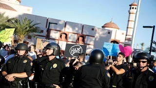 Armed Anti-Islam Protesters Rally At Phoenix Mosque