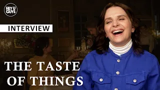 Juliette Binoche on The Taste of Things, French culture through cooking, working with Benoît Magimel