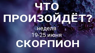 СКОРПИОН🍀 Прогноз на неделю (19-25 июня 2023). Расклад от ТАТЬЯНЫ КЛЕВЕР. Клевер таро.