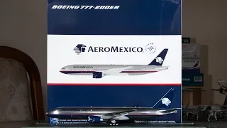 JC Wings 1:200 Aeromexico 777-200ER Unboxing & Review [4K]