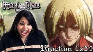 ATTACK ON TITAN 1X24 // REACTION // FIRST TIME WATCHING