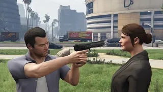 GTA V Michael kills Amanda for Cheating