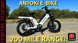 THE WORLD'S LONGEST RANGE E-BIKE!! ANIIOKI