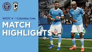 Match Highlights | NYCFC 4-1 Columbus Crew